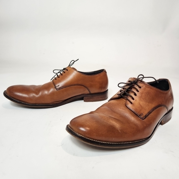 Cole Haan Benton ll Oxoford Brown Leather Shoe in Size 9.5W - Picture 5 of 11